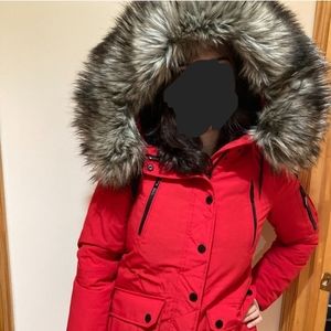 Red bcbg Parka